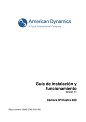 American Dynamics Illustra 400 Guía De Instalación Y Funcionamiento