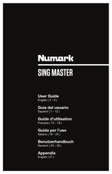 Numark SING MASTER Guia Del Usuario