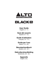 Alto Professional BLACK 15 Guia Del Usuario