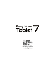 BB Easy Home Tablet 7 Manual Del Usuario