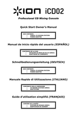ION iCDO2 Manual De Inicio Rápido Del Usuario