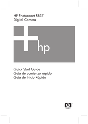 HP Photosmart R837 Guia De Inicio Rapido