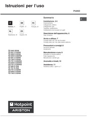 Hotpoint Ariston TQ 751 S IX/HA Instrucciones De Uso