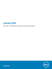 Dell Latitude 3590 Guía De Introducción