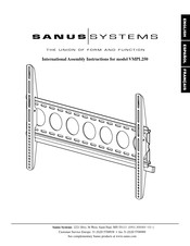 Sanus Systems VMPL250 Instrucciones De Montaje