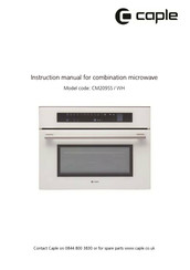 Caple CM209WH Manual De Instrucciones