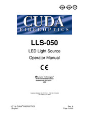 Sunoptic Technologies Cuda Fiberoptics LLS-050 Manual Del Operador