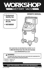 Workshop WS1600SS0 El Manual Del Propietario