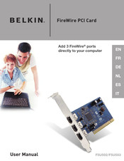 Belkin FireWire F5U502 Manual Del Usurio