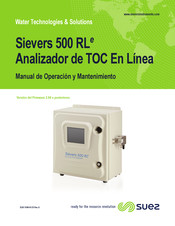 SUEZ Sievers 500 RLe Manual De Operación Y Mantenimiento