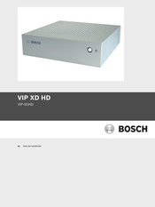 Bosch VIP XD HD Guia De Instalacion