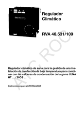 Siemens RVA 46.531/109 Instrucciones Para El Instalador