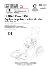 Graco ULTRA Plus+ 1500 Instrucciones - Lista De Piezas