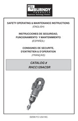 FCI RHCC129ACSR Instrucciones De Seguridad, Funcionamiento Y Mantenimiento