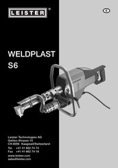 Leister WELDPLAST S6 Instrucciones De Funcionamiento