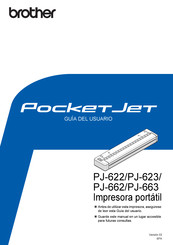 Brother Pocket Jet PJ-622 Guia Del Usuario