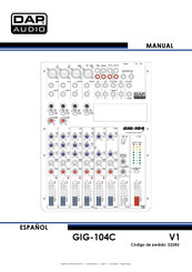 DAP Audio GIG-104C Manual De Instrucciones