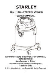 Stanley 3Gal El Manual Del Propietario