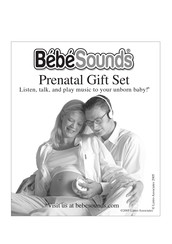 Bebesounds Prenatal Gift Set Manual De Instrucciones