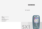 Siemens SX1 Manual De Instrucciones