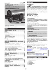 ermaf GP 120 Instrucciones De Utilizacion