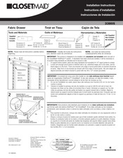 Emerson CLOSETMAID 33805 Instrucciones De Instalación