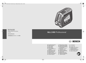 Bosch GLL 2-50 Professional Manual Original