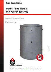 ACV LCA PUFFER 3000 Manual De Instalación, Uso Y Manejo