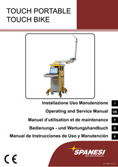 spanesi TOUCH PORTABLE Manual De Instrucciones De Uso Y Manutención