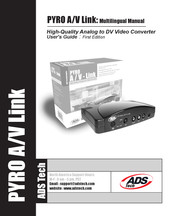 ADS TECH PYRO A/V Link Manual Del Usuario