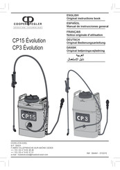 Cooper Pegler CP3 Evolution Manual De Instrucciones