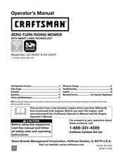 Craftsman 247.20400 Serie Manual Del Operador