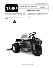 Toro SAND PRO 5000 Serie Guía Del Usario