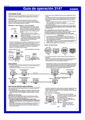 Casio 3147 Guía De Operación