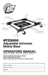 HTC 2000 Manual Del Operador