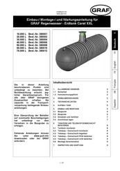 Graf Carat XXL Serie Instrucciones Para Montaje Y Mantenimiento