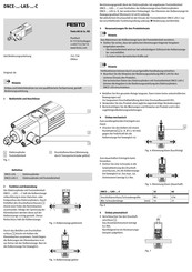 Festo DNCE-LAS-C Serie Manual De Instrucciones