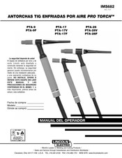 Lincoln Electric PTA-26F Manual Del Operador