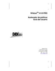 3Dlabs Wildcat 4110 PRO Guia Del Usuario