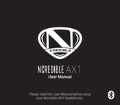 Ncredible AX1 Manual De Usuario