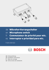 Bosch 7 620 230 022 Instrucciones De Instalación