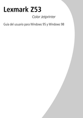 Lexmark Z53 Guia Del Usuario