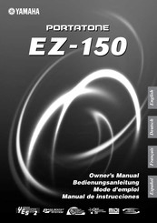 Yamaha EZ-150 Manual De Instrucciones