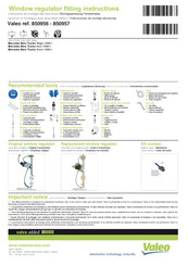 Valeo 850956 Instrucciones De Montaje