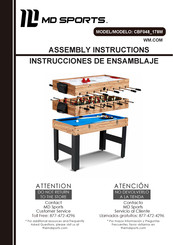 MD SPORTS CBF048_178M Instrucciones De Ensamblaje