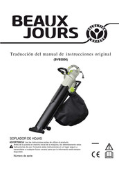 Beaux Jours BVB3000 Traducción Del Manual De Instrucciones Original