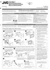 Jvc KW-XR811 Manual De Instalación Y Conexión