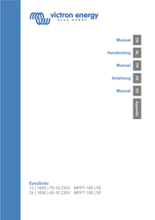 Victron energy EasySolar 12/1600/70 Manual Del Usuario