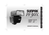 Sunpak PF30X Manual Del Usuario