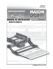 Maxon GPSLR-44 Manual De Instalación